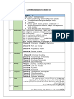 End Term Syllabus IX