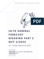 Forecast Speaking Quý 2 - 5-6-7!8!2024 - Part 2 - Full For Students