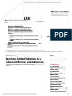 Analytical Method Validation_ AI's Enhanced Efficiency and Automation - Pharmacy Infoline