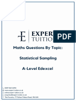 Statistical Sampling