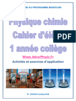 Cahier D'activité 1APIC 2022 - 2023 Prof Soussi