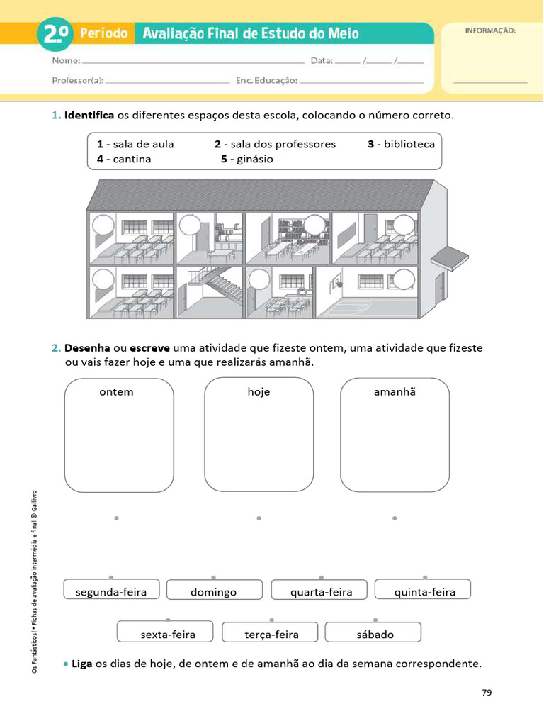 Fichas de Avaliação Intermédia e Final | PDF