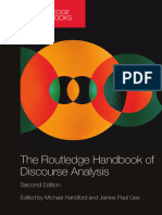 THE ROUTLEDGE HANDBOOK OF DISCOURSE ANALYSIS