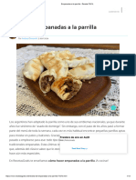 Empanadas A La Parrilla - Receta FÁCIL