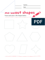 Bi-Color Tracing Basic Shapes Foundational Worksheet