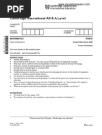 Cambridge International AS & A Level: Mathematics 9709/41