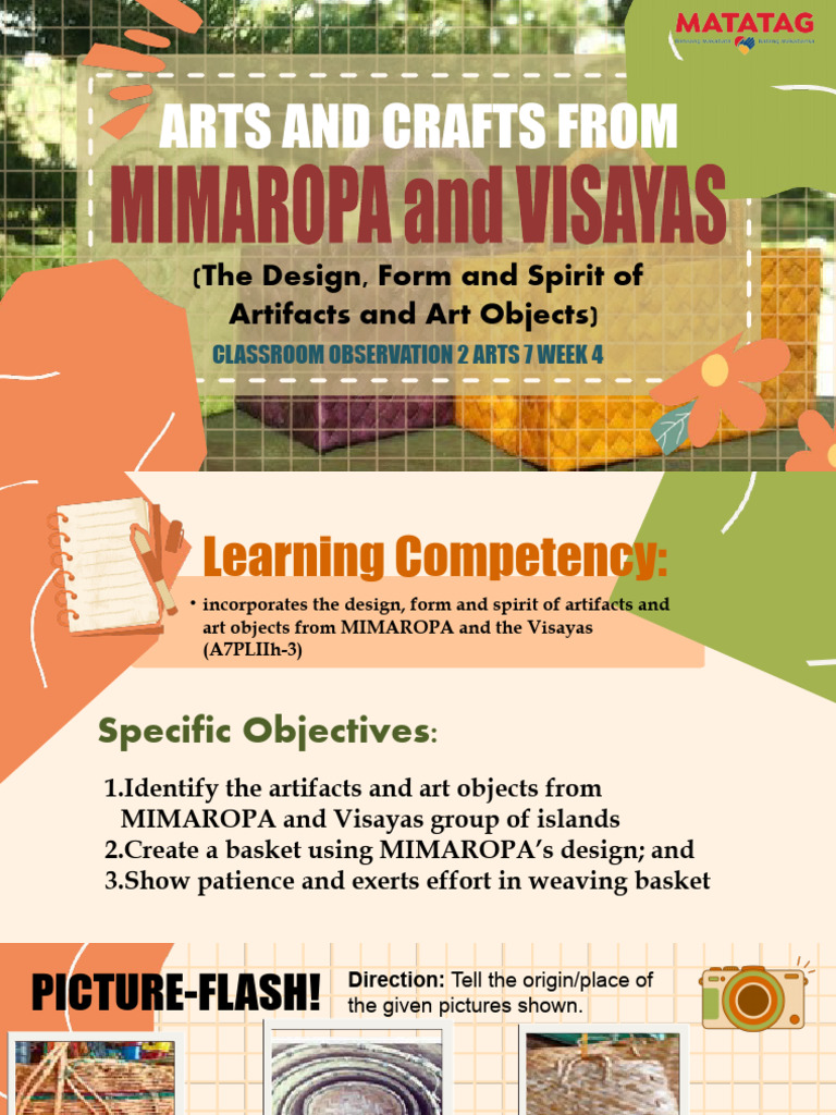 q2CotpptArts7_wk4 (Arts and Crafts of Mimaropa and Visayas) PDF