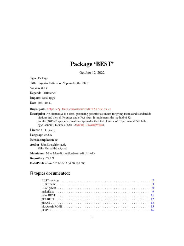 Table One Package In R