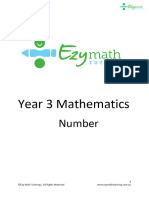 Year 3 Maths - Number - Questions (Ch1)