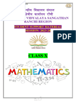 Class-10 Maths Study Material 2023-24
