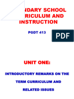 Curriculum (PGDT413) PPT - CHAPTER 1-5