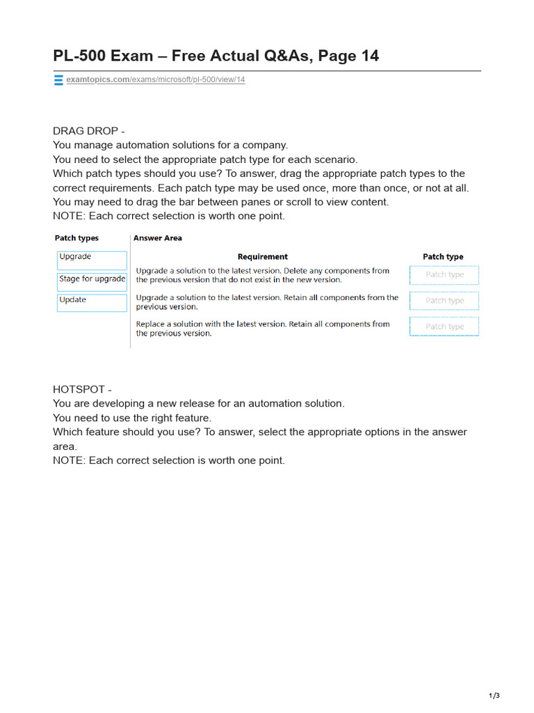 PL-500 Exam Free Actual QampAs Page 14 | PDF | Share Point | File System