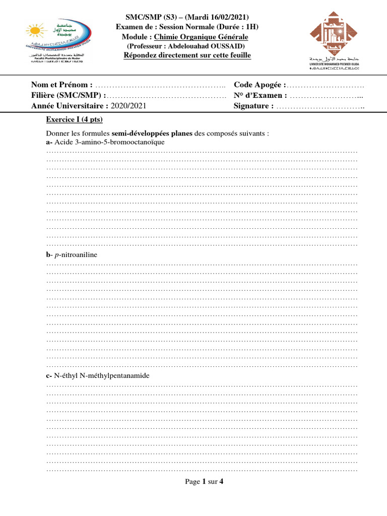 2020 2021 S3 y (Session Norm. Version Déf) | PDF