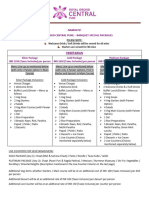 Banquet Function Prospectus Template | PDF | Lunch | Cuisine