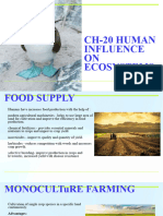 Ch-20 Human Influence ON Ecosystems