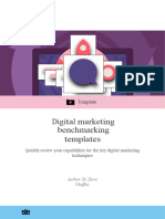 Benchmarking Templates For Digital Marketing Smart Insights