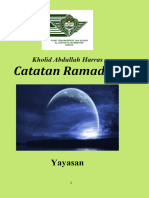 Buku Saku Catatan Ramadan