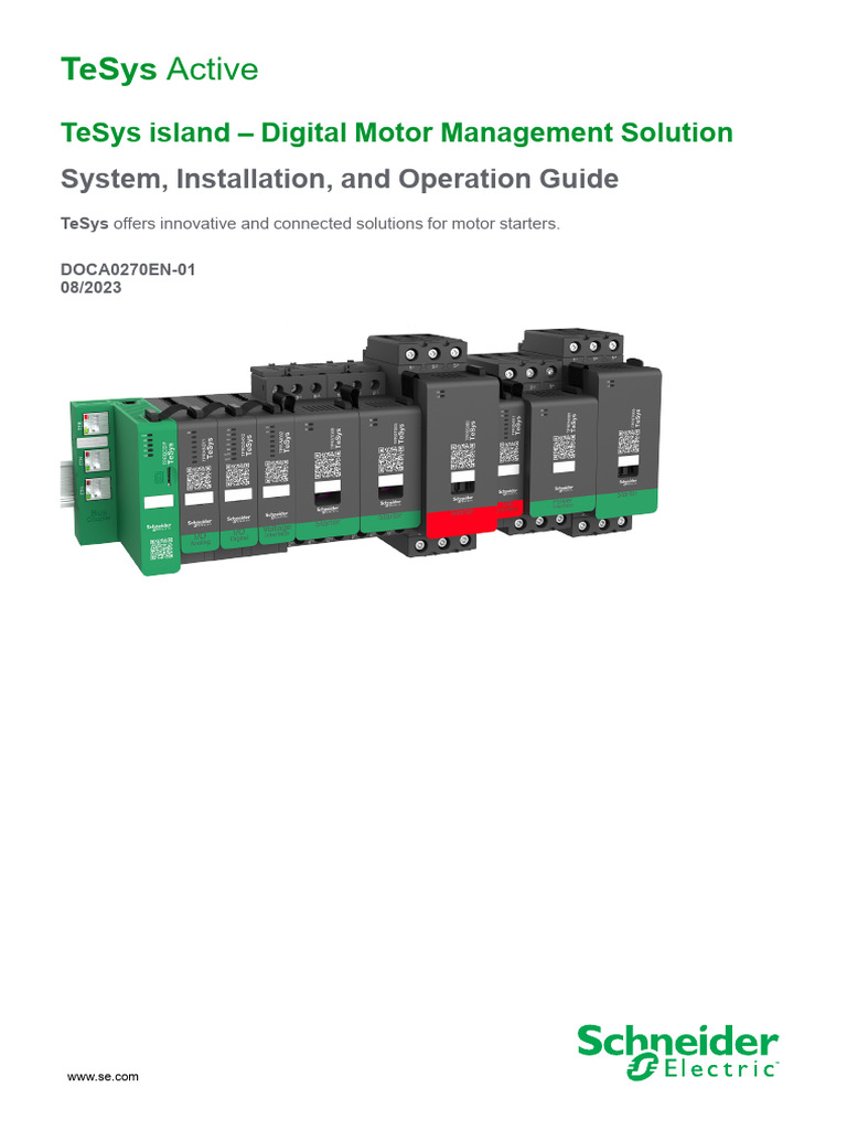 DOCA0270EN TeSys Island System Installation Operation Guide PDF