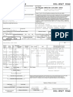 Air Shipping Waybill - PO16 & PO18