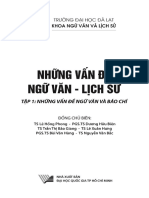 Những vấn đề Ngữ Văn Lịch Sử