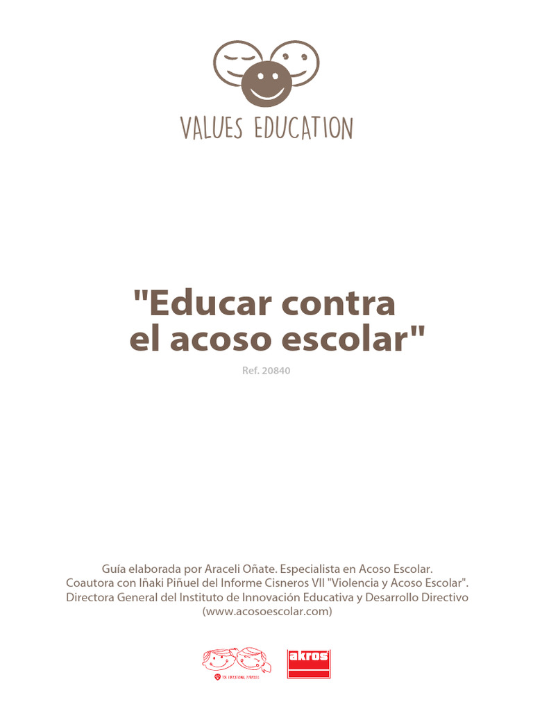 Juego Educativo contra el Acoso Escolar | PDF | Abuso infantil