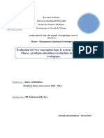 Article Dans Le Cadre Du Module de La Logistique Verte Et Inverse (Récupération Automatique)