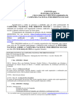 Convite Plenaria e Breve Relato Reuniao Organizativa Da Campanha Nacional Por Direitos Sociais 15.02.2024