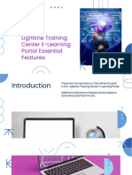 Lightline Training Center E-Learning Portal Features