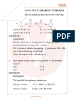 NEET Organic Compounds Containing Nitrogen Important Questions
