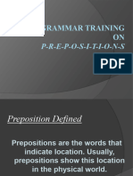 PREPOSITIONS