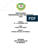 KERTAS KERJA PERKHEMAHAN UBF 2023