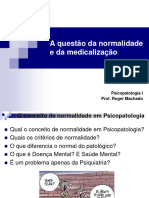 A questão da normalidade e da medicalização