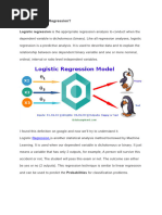 What Is Logistic Regression