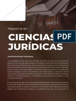 Programa de La Maestria en Ciencias Juridicas