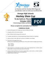 2022 Hockey Shea Cup Invite and Rules