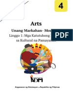 Arts4 - q1 - Module 2 - Mga Katutubong Disenyo Sa Kultural Na Pamayanan - v3