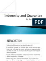 Indemnity and Guarantee Updated