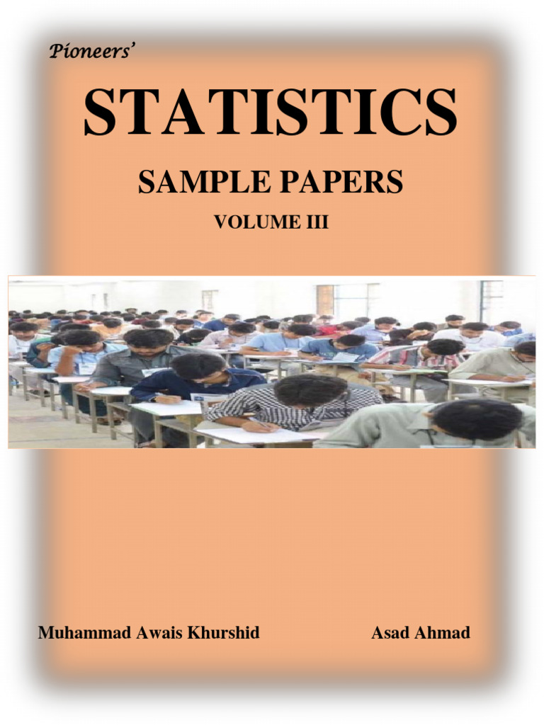 PPSC Statistics Sample Papers Collection | PDF | Statistical Hypothesis ...