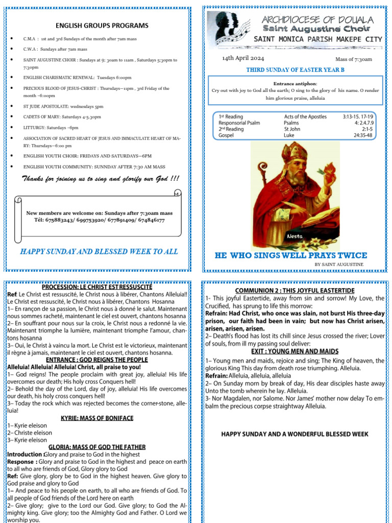 Third Sunday Easter B Pdf