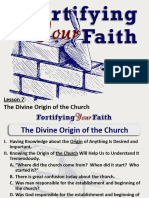 L07 The Divine Origin of The Church