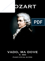 Vollständige Partitur - Vado, Ma Dove?, K.583 (Mozart)