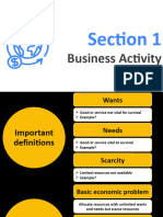 Section 1, Chapter 1 - Business Activity