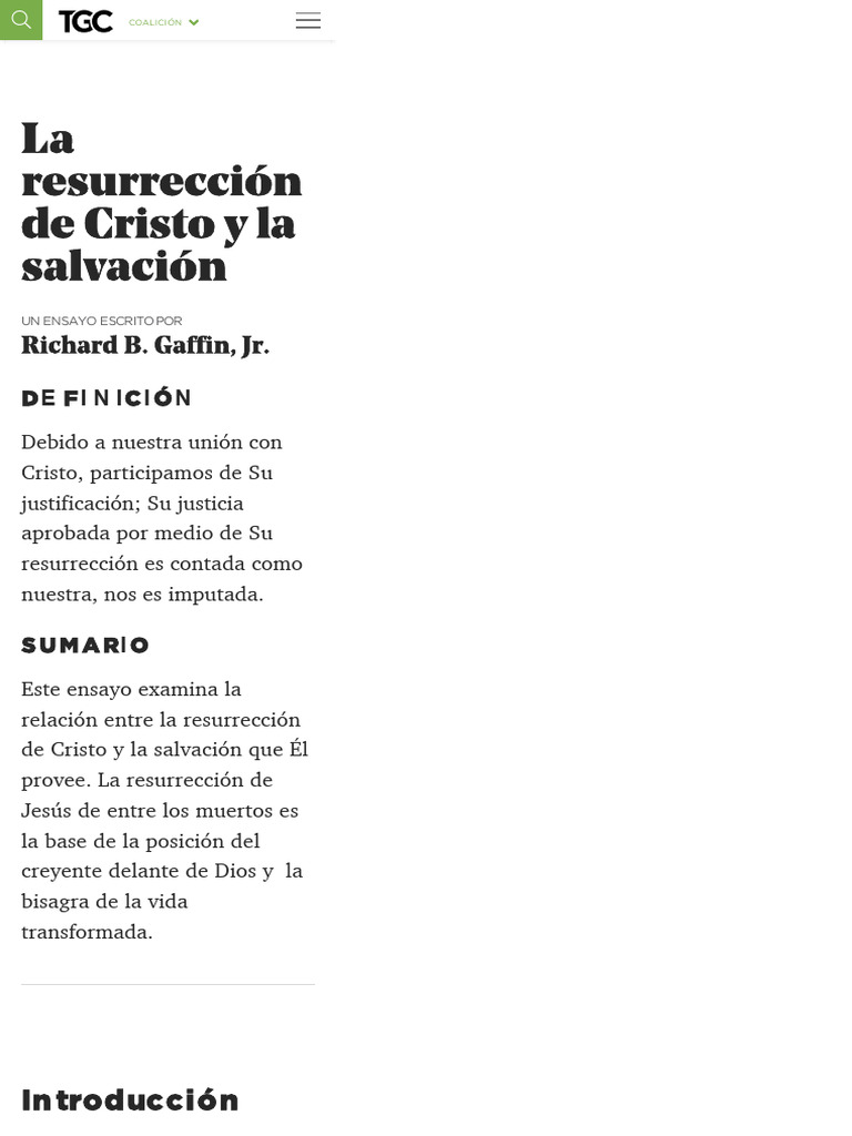 Resurrección de Cristo y salvación | PDF | La resurrección de Jesús ...