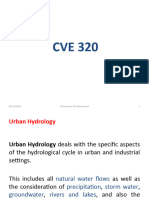 Hydraulics & Hydrology (Cve 320) 1