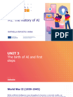 1.3a The Birth of AI and First Steps