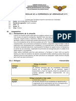 Experiencia de aprendizaje - N°3 aniversario