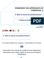 Positionnement en Formation