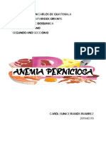 Anemia Perniciosa Lab. Bioquimica_carol Eunice Ramos Ramirez_201940370-1