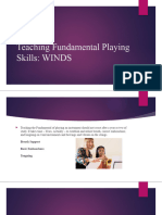 Teaching Fundamental Playing Skills