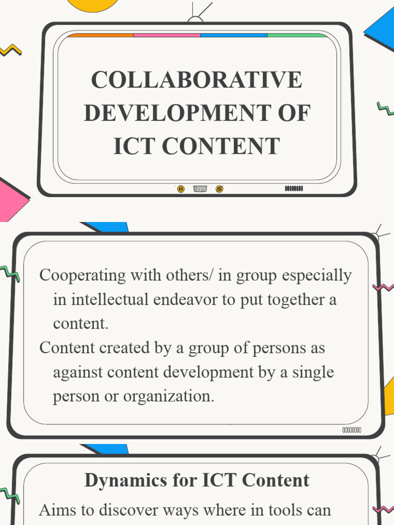 Collaborative ICT Content Development | PDF | Blog | Internet